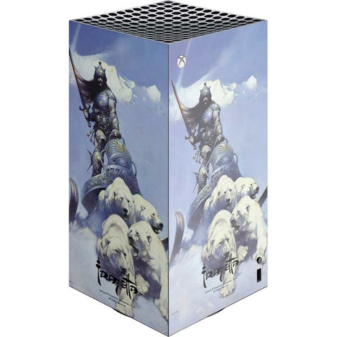 Sliver Warrior by Frazetta XBox Series X Digital Edition Console Skin